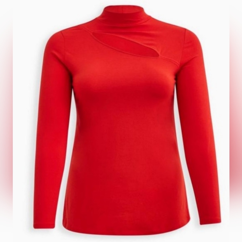 Torrid Foxy Cutout Shirt